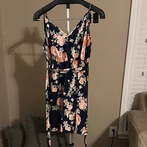 Floral Navy Dress